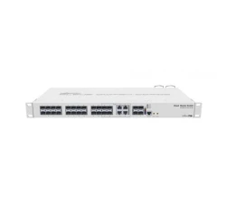 Cloud Core Router Switch CRS328-4C-20S-4S+RM (RouterOS L5), Four X  10/100/1000 Combo + Twenty X SFP + Four X SFP+ Ports with case (UK)