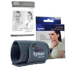 Wrist brace with double lock supports- Tynor