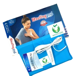 ATEX Pain Relief Electric Heating Pad/Orthopedics Heat Belt-1 Year Replacement Warranty- With Waist Belt -Large - Hot Water Bag