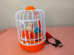 Talking Bird Toy MINI BIRD CAGE