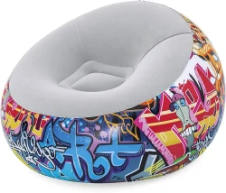 Bestway Graffiti Inflate-A-Chair Inflatable Chair
