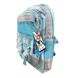 Nylon Backpack For Girls - Blue