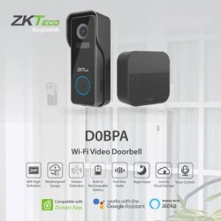 ZKTeco D0BPA Smart WiFi Video Door Bell