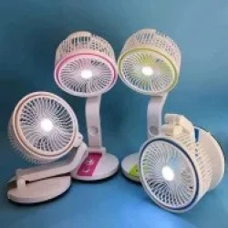 Portable Mini Fan with USB Charging port and LED lighting module