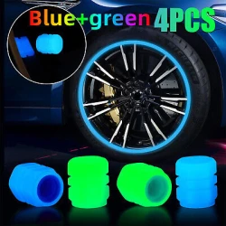 1 pcs Luminous Tire Valve Stem Caps for Car Tires