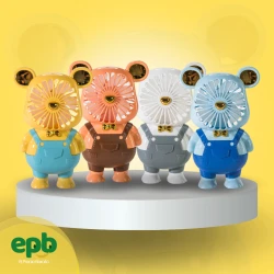 Cute Cartoon Bear Design Electric Fan