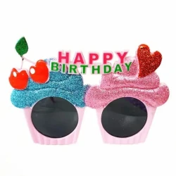 Happy Birthday Eyeglasses Birthday Photo Props Funny Sunglasses Eyewear Birthday Party Favors for Kids and Adult