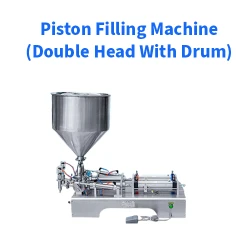 Piston Filling Machine (Double Head With Drum) - পিস্টন ফিলিং মেশিন ( ডাবল হেড এবং ড্রাম )