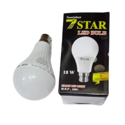 সেভেন ষ্টার এলএডি বাল্ব | 7 Star LED Bulb - 18W with 6-Month Warranty 6 pieces