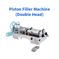 Piston Filler Machine (Double Head) - পিস্টন ফিলিং মেশিন ( ডাবল হেড)