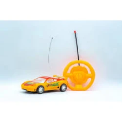 3D Kings Speed Baby Toy Car Yellow