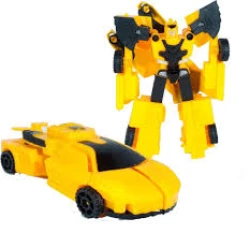 Transformer Toy Robot Car For Kids - Yellow