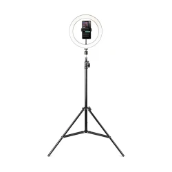 HAVIT ST7012-PRO Tripod with 10-Inch Ring Light - Perfect Lighting for Content Creation