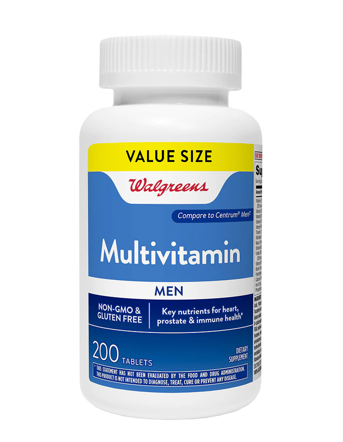 Walgreens Multivitamin Men Tablets Value Size