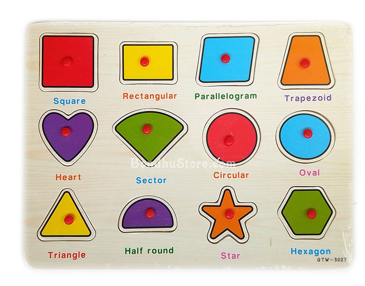 Wooden Shape Puzzle for Kid Education