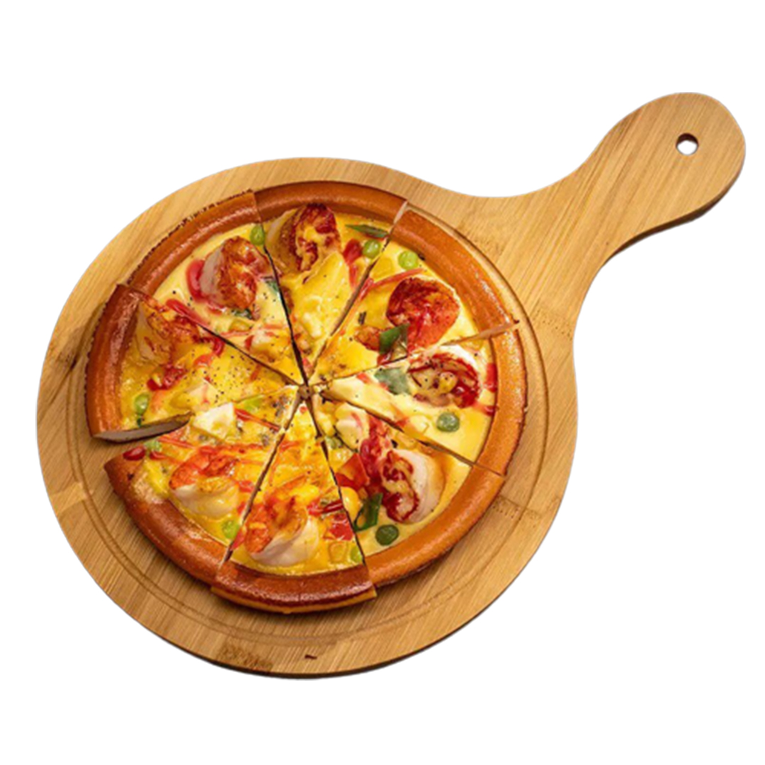 10 inch Wooden Pizza Plate & Snacks Plate - Serving Plate