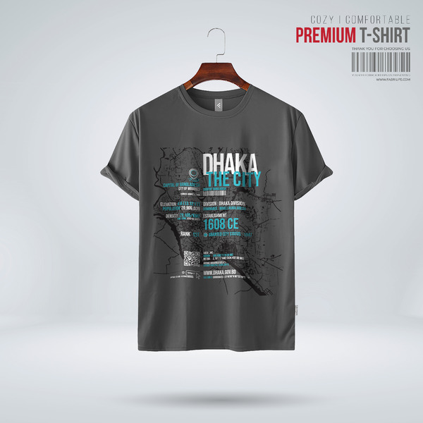 Fabrilife Mens Premium T-Shirt- Dhaka