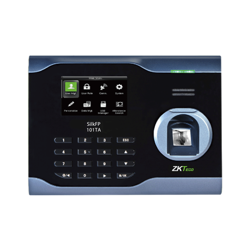 ZKTeco SILKFP-101TA Fingerprint Time Attendance Terminal with Adapter