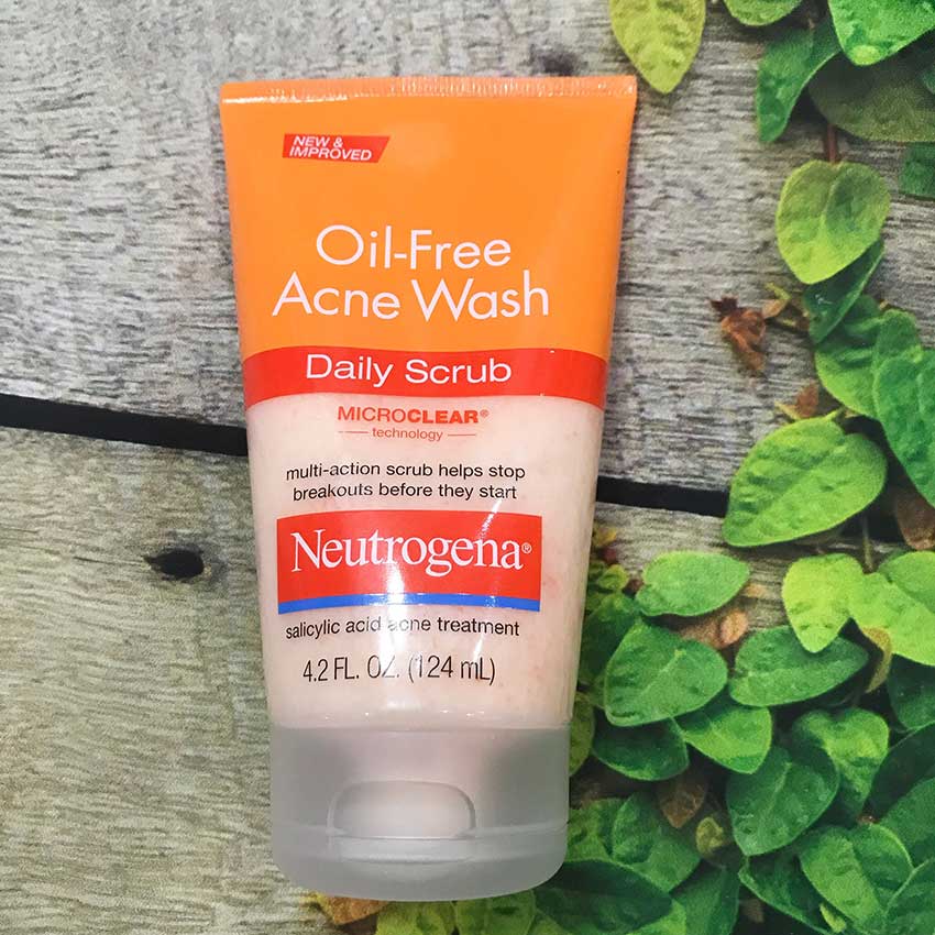 Neutrogena Oil-Free Acne Wash Daily Scrub Oil - Free Acne Wash Daily Scrub