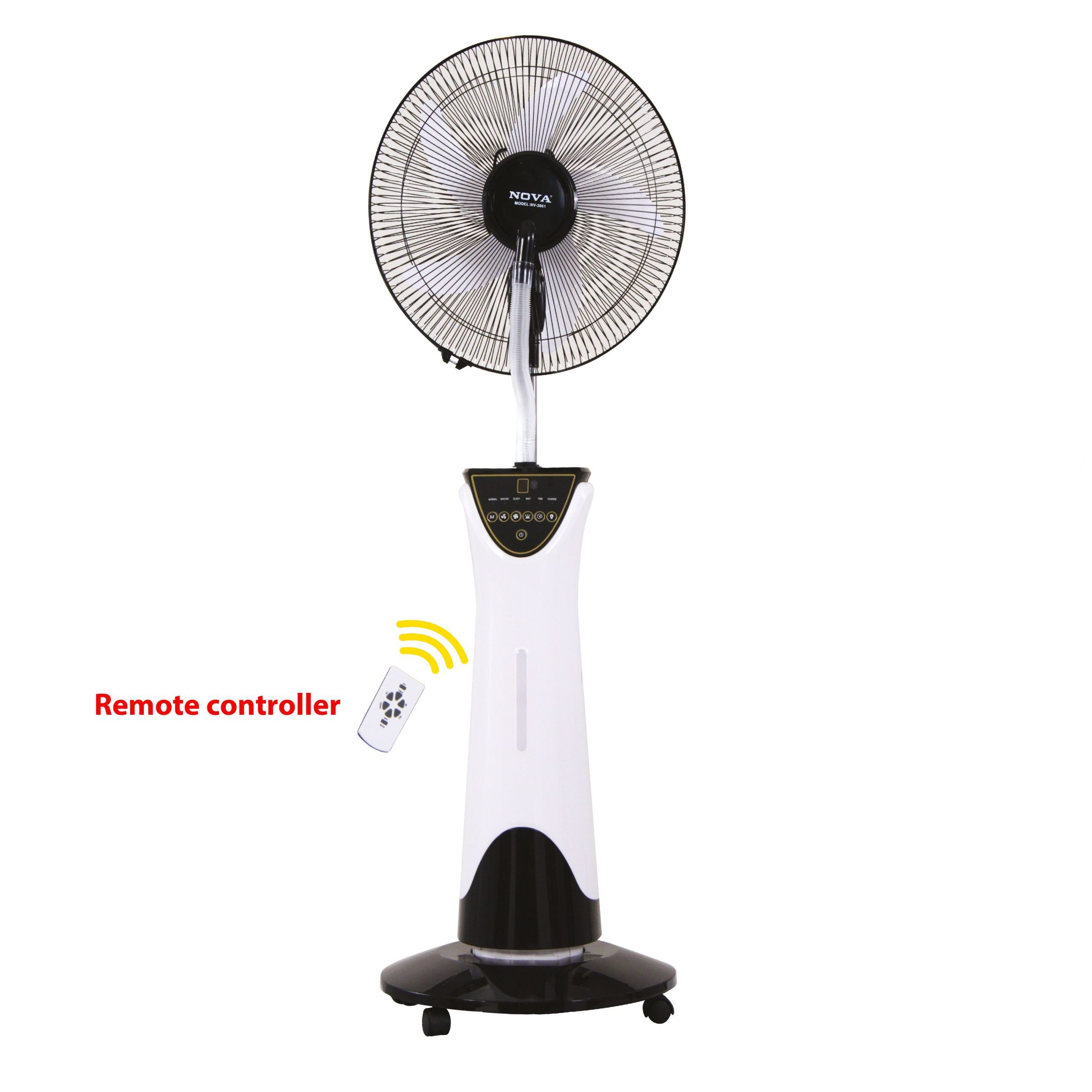 Nova NV-3061 Rechargeable Mist Fan | Mist Air Cooled Fan