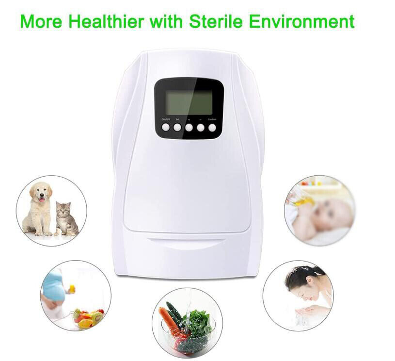 Home Ozone Water Generator Air Purifier Food Fruit Vegetables Sterilize
