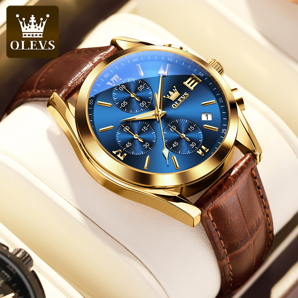 OLEVS 2872 Waterproof Quartz Fashion Watch for Men