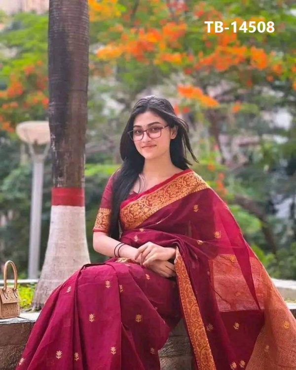 Pure Cotton Sharee TB -14508