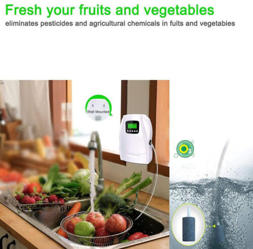 Home Ozone Water Generator Air Purifier Food Fruit Vegetables Sterilize
