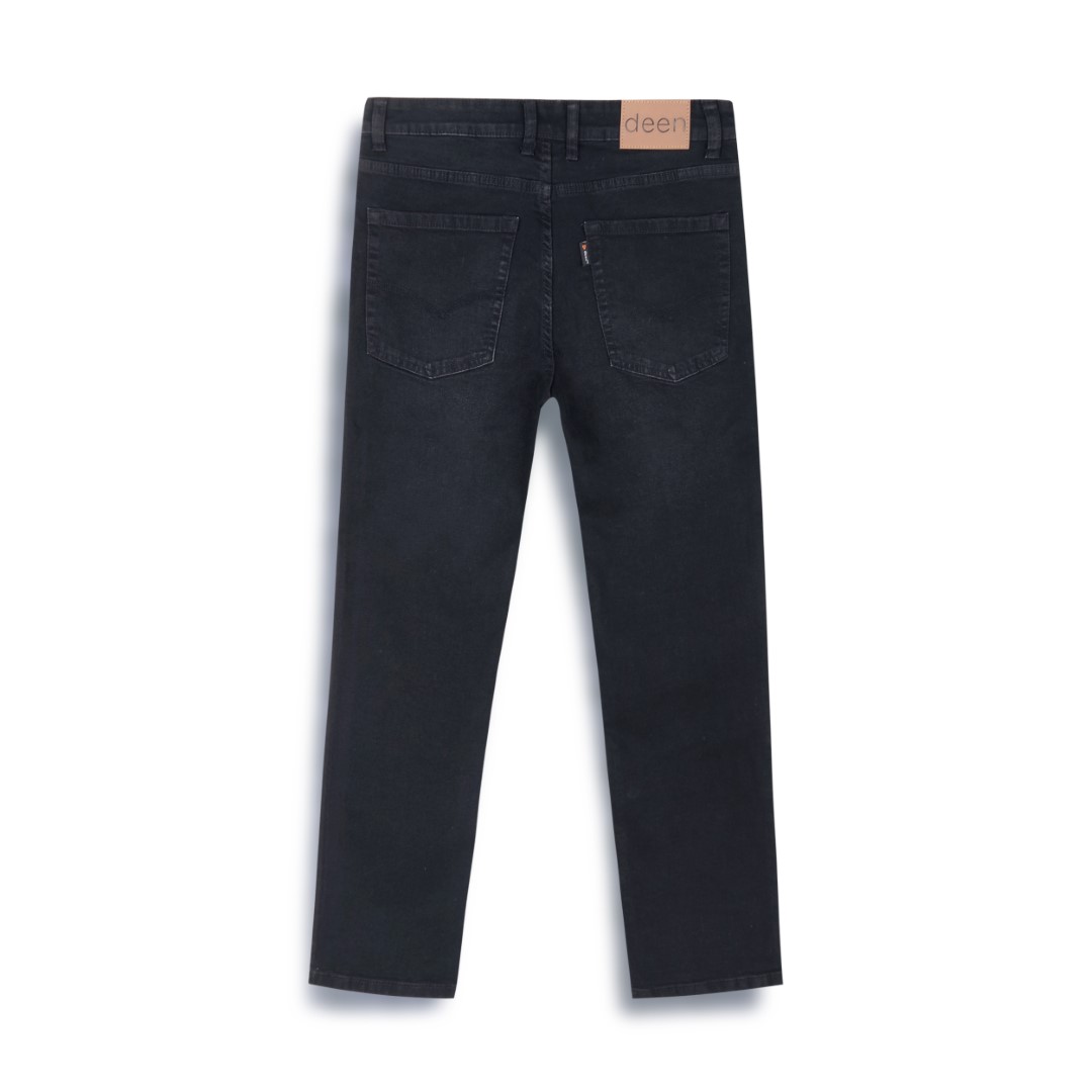 Black Faded Jeans Pant - Regular Fit