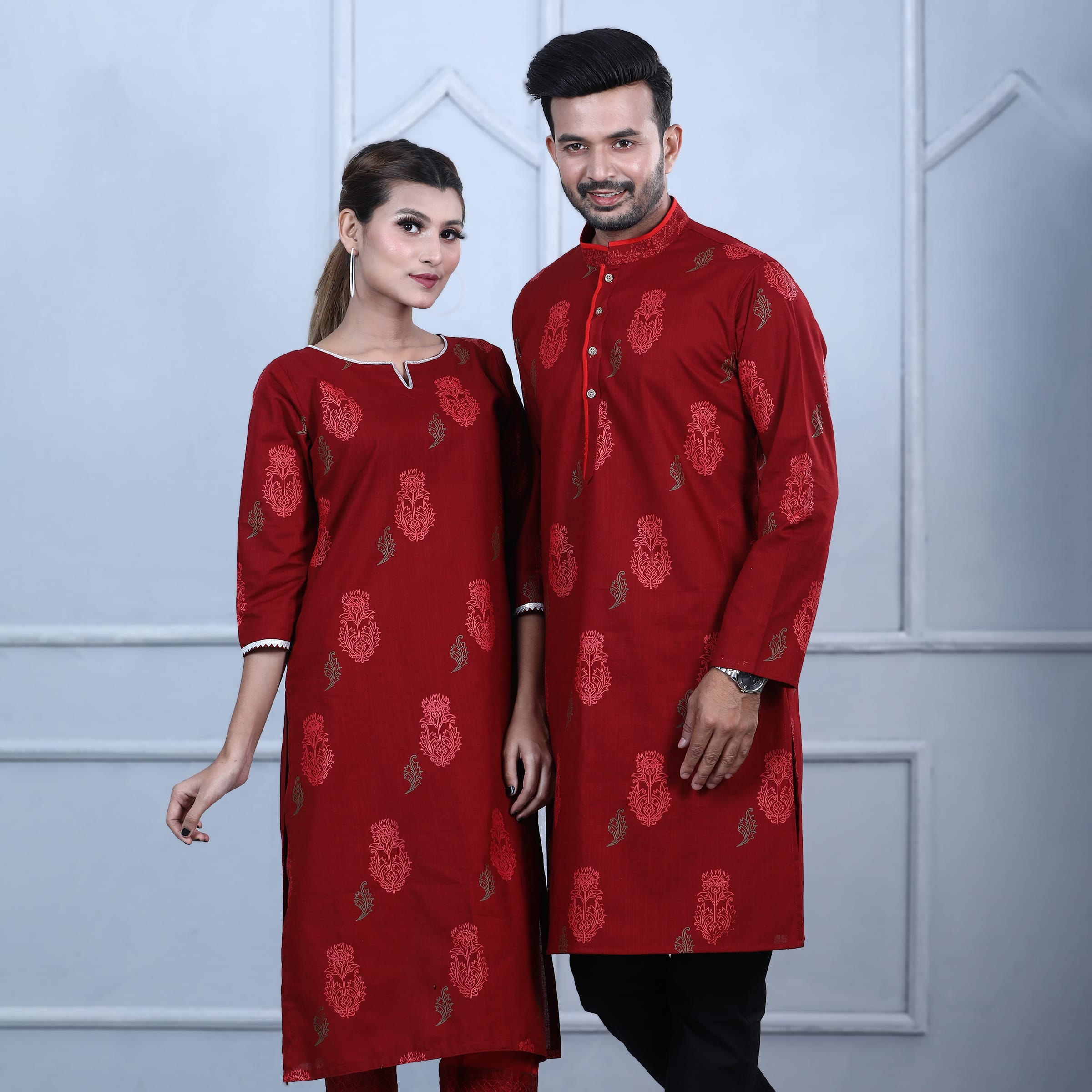 Couple Matching Panjabi & Kameez