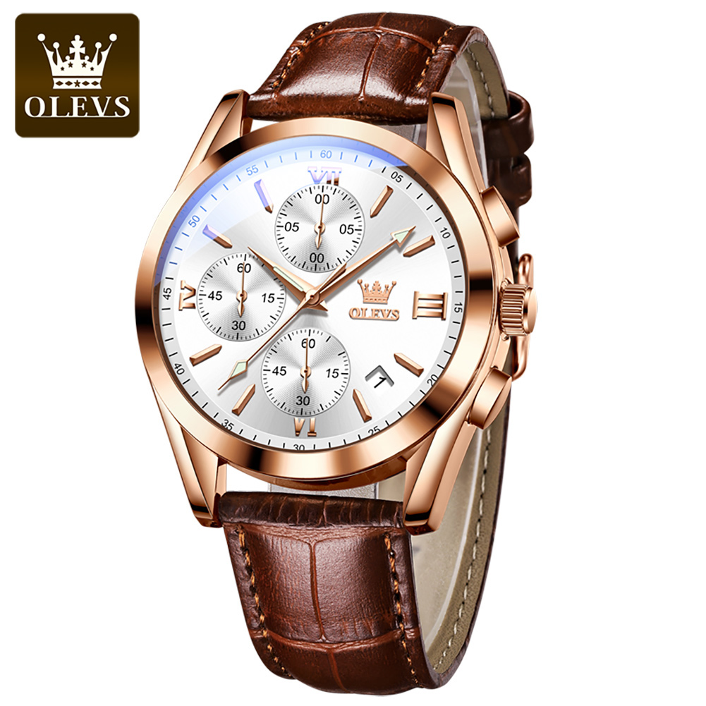 OLEVS 2872 Waterproof Quartz Fashion Watch for Men