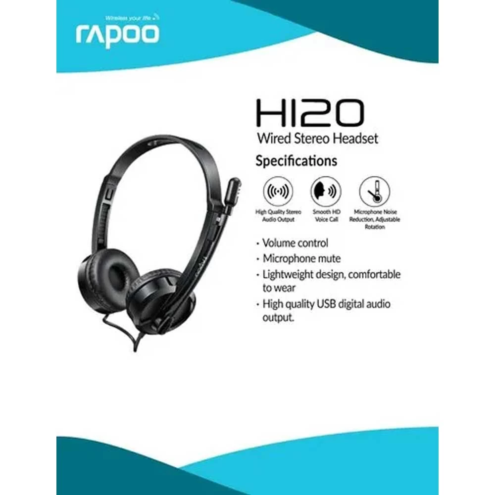 Rapoo H120 USB Stereo Headset