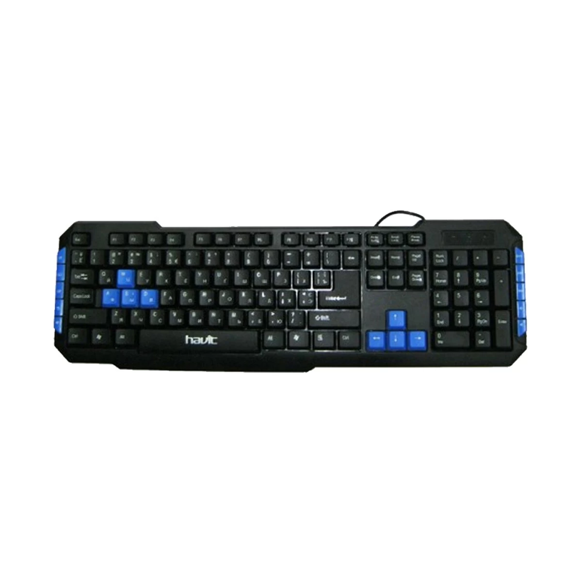 Havit KB327 Black USB Multimedia Keyboard with Bangla