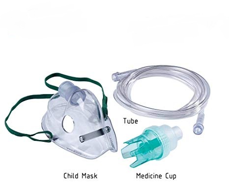 Nebulization Chamber Set Mouthpiece & Tube/Nebulizer Machine Accessories Part Child Or Adults Size Nebulizar Mask-CHILD