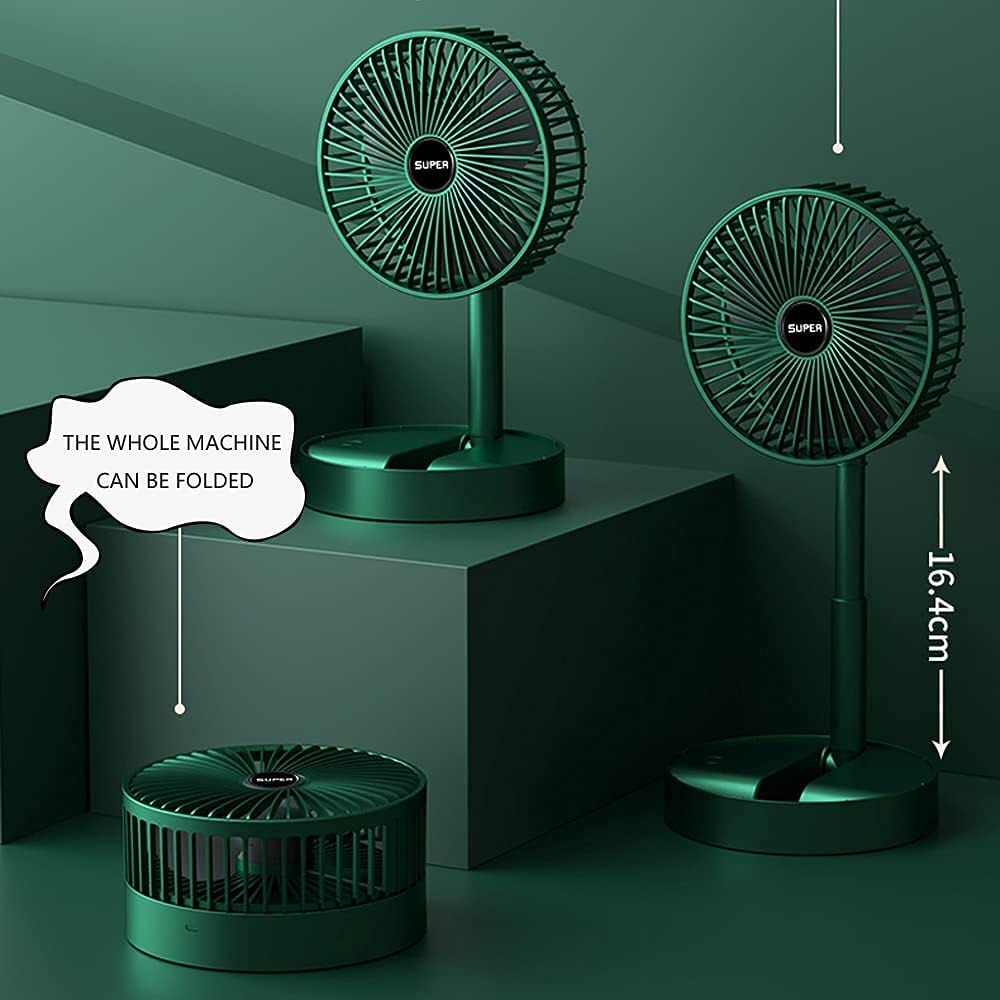 Super Rechargeable and Portable Mini Fan - Foldable ,  Extendable and Hanging Fan