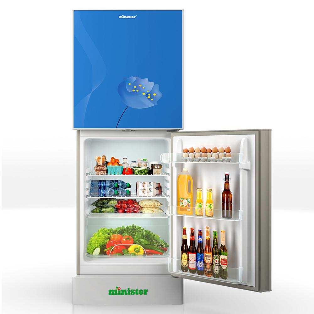 Minister Refrigerator M-222 BLUE SPRING FLOWER 222 Ltr