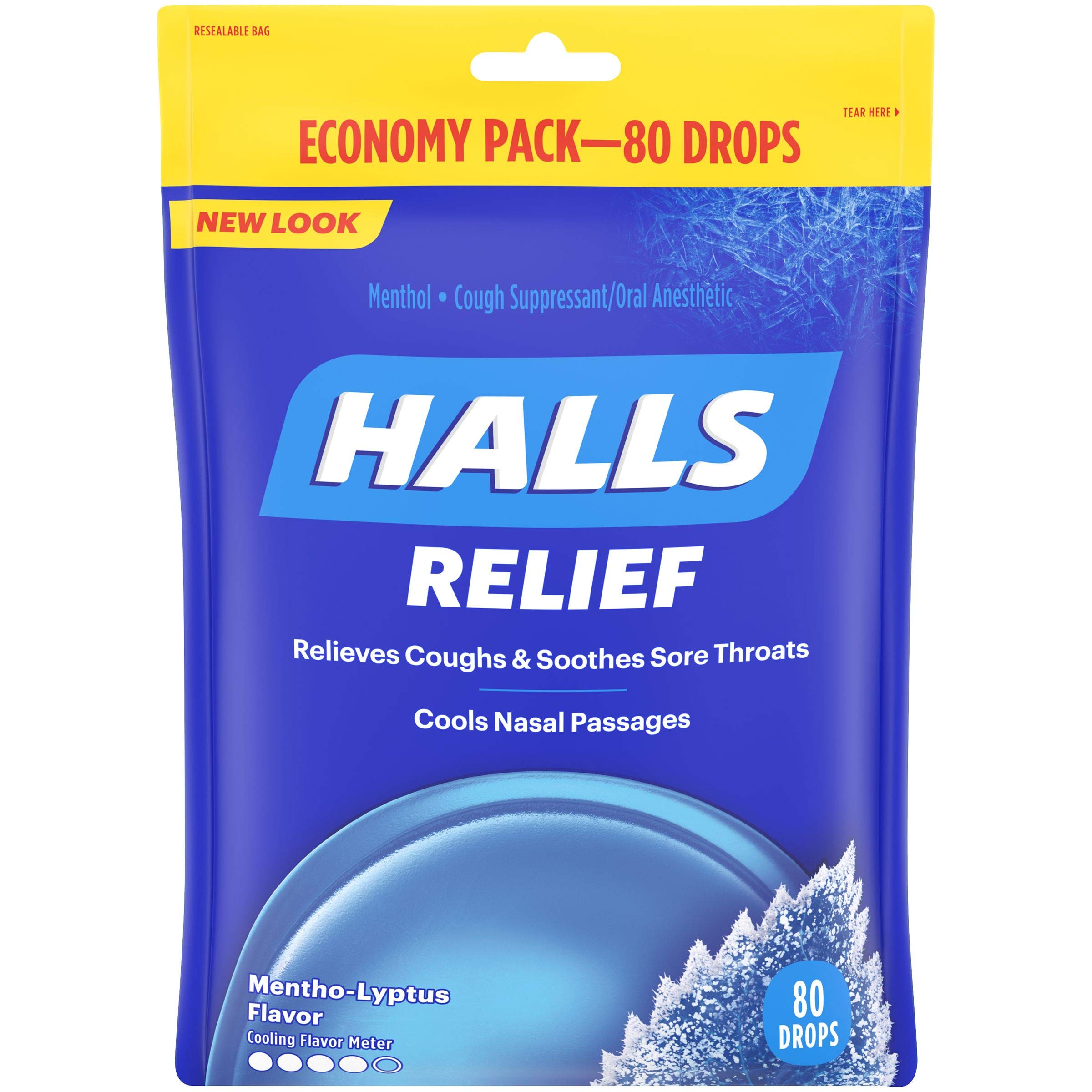 Halls Relief Mentho - Lyptus Cough Drops