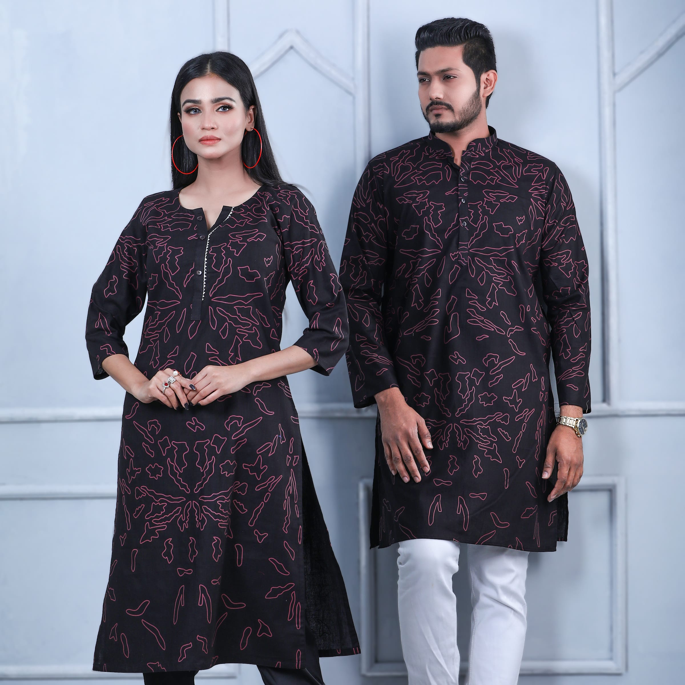 Couple Matching Panjabi & Kameez