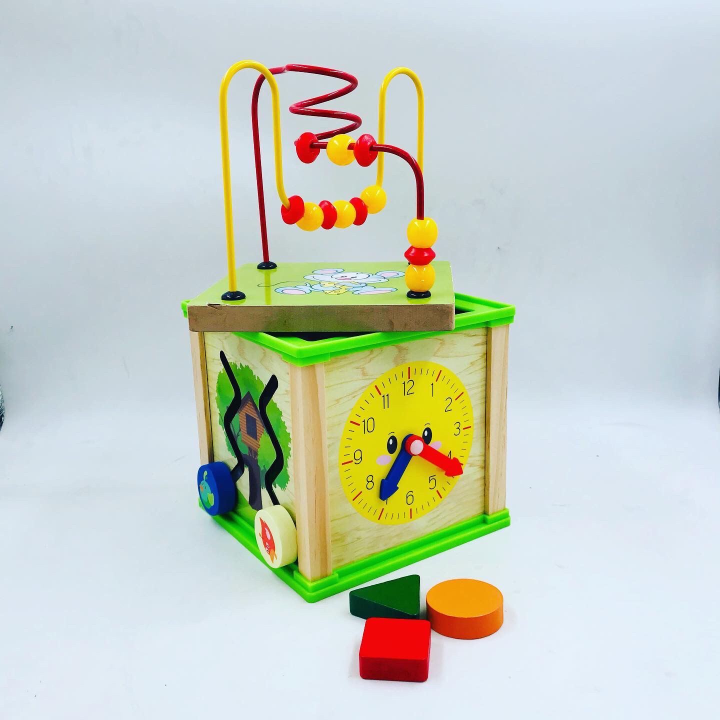 Sided Multi-Functional Puzzle - Wooden Toy