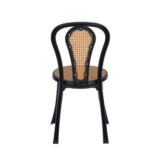 New Classic Chair (Wood Insert) - Black