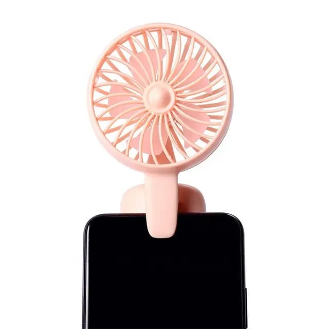 Portable USB Fan Rechargeable Mini Handheld Fan Cool Gadgets Clip On the Phone or Computer