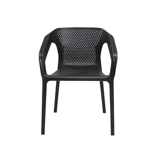 Stylee Cafe Arm Chair-Black