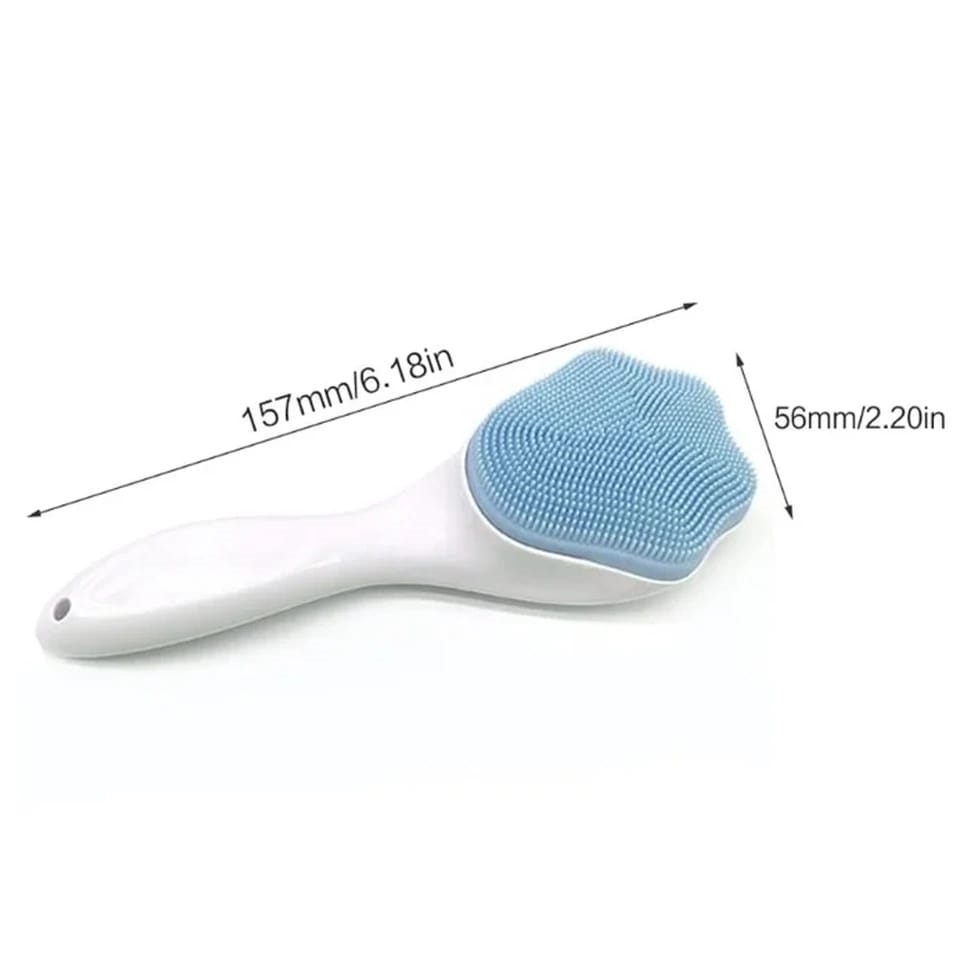 1 Pack Silicone Face Scrubber - Exfoliating and Cleansing Brush