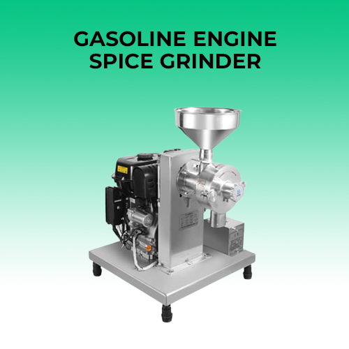 Heavy Duty Gasoline Engine Spice Grinder, 20-80kg/h - Commercial Grinding Machine for Bangladesh | গ্যাসোলিন ইঞ্জিন গ্রাইন্ডার