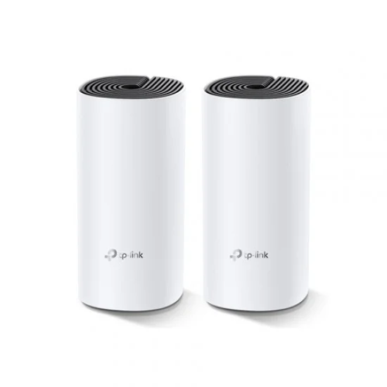 TP Link Deco E4 2 Pack Whole Home Mesh WiFi System AC1200 Dual band Router