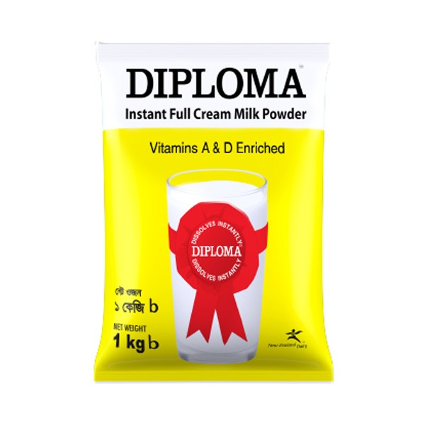 Diploma Instant Full Cream Milk Powder 1 kg