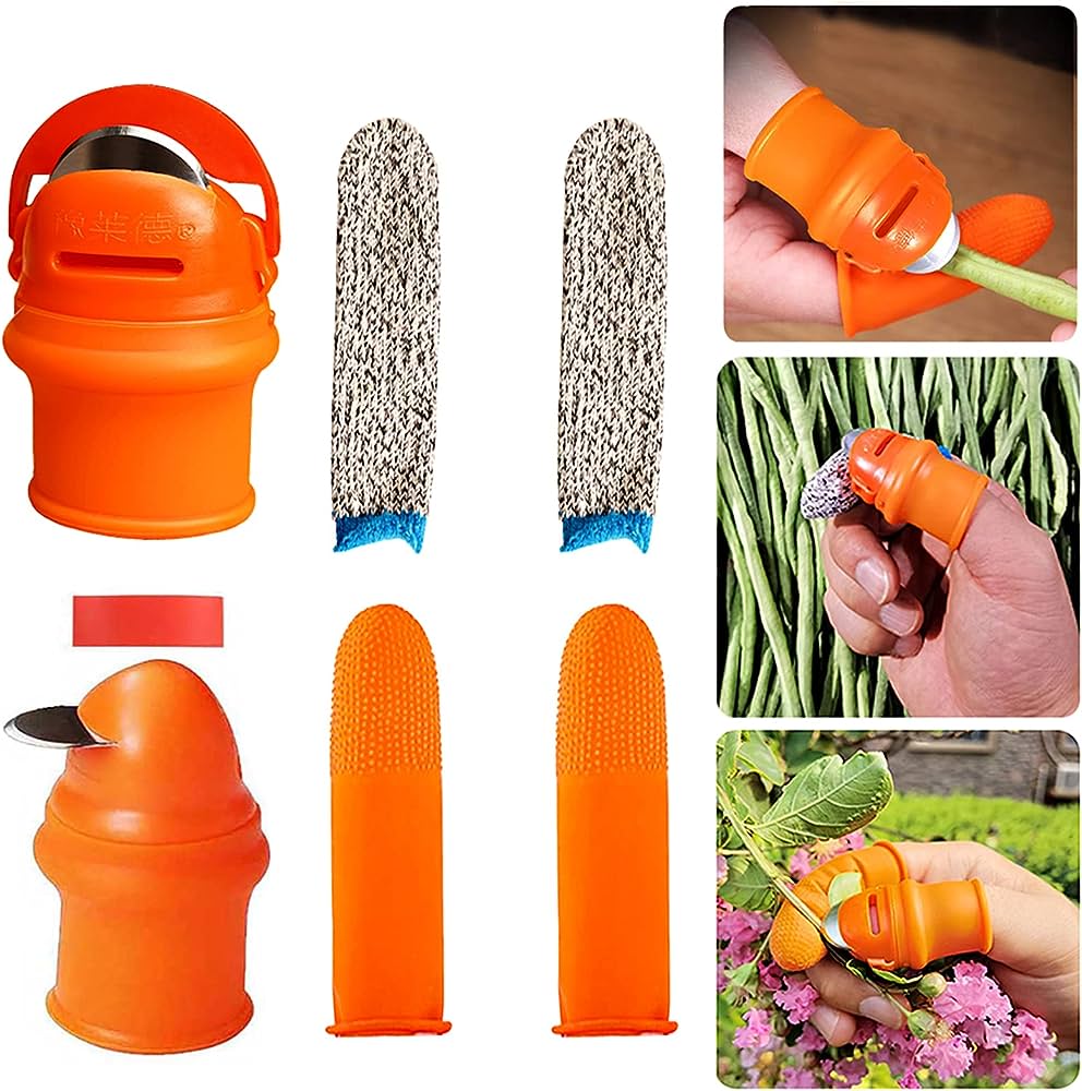 Silicone Finger Protector for Vegetable Cutting 6 Pieces Set