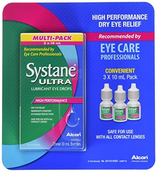 Systane lubricant eye drops - 3 pack