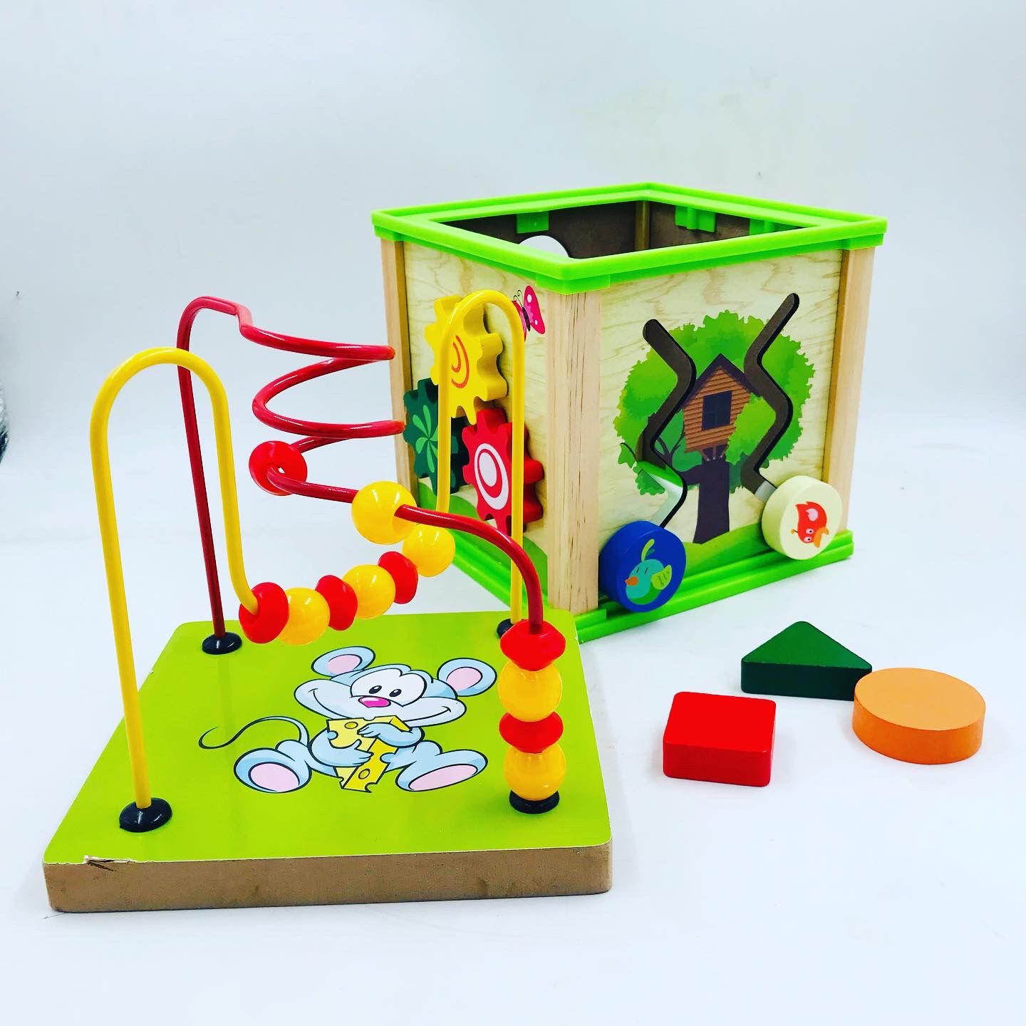 Sided Multi-Functional Puzzle - Wooden Toy