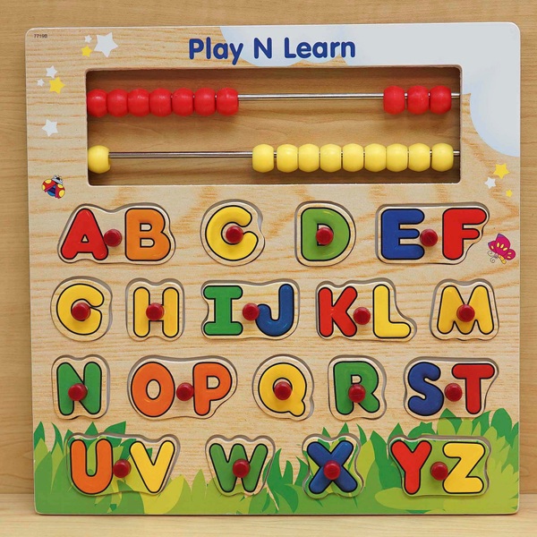 Play & Learn Alphabet Wooden Puzzle